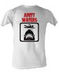 Jaws T-shirt Amity Waters Classic Adult White Tee Shirt