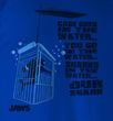 Jaws T-shirt Cage In The Water Adult Royal Tee Shirt