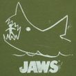 Jaws T-Shirt - Distressed Classic Adult Olive Tee Shirt