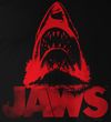 Jaws T-shirt Red Jaws Classic Adult Black Tee Shirt