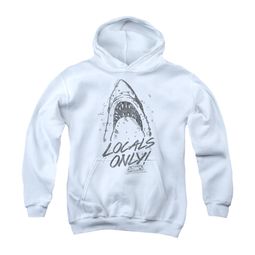 Jaws Youth Hoodie Locals Only White Kids Hoody Jaws Youth Hoodie Locals Only White Kids Hoody