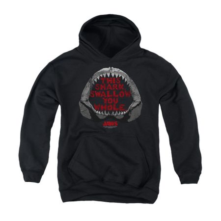 Jaws Youth Hoodie This Shark Black Kids Hoody