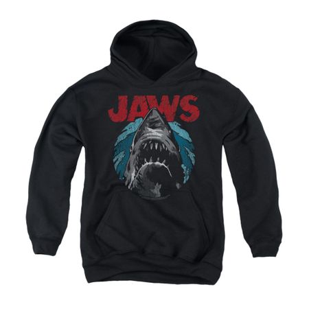 Jaws Youth Hoodie Water Circle Black Kids Hoody