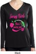 Jersey Girls Don't Pump Gas Ladies Dry Wicking Long Sleeve Shirt