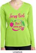 Jersey Girls Don't Pump Gas Ladies Dry Wicking Long Sleeve Shirt