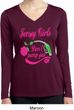 Jersey Girls Don't Pump Gas Ladies Dry Wicking Long Sleeve Shirt