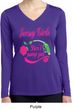Jersey Girls Don't Pump Gas Ladies Dry Wicking Long Sleeve Shirt