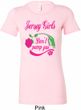 Jersey Girls Don't Pump Gas Ladies Longer Length Tee Shirt