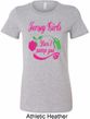 Jersey Girls Don't Pump Gas Ladies Longer Length Tee Shirt