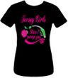 Jersey Girls Don't Pump Gas T-shirt - Juniors Size Fitted NJ Tee