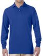 Jerzees 437ML Men's Long Sleeve Polo Shirt