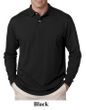 Jerzees 437ML Men's Long Sleeve Polo Shirt
