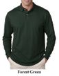 Jerzees 437ML Men's Long Sleeve Polo Shirt