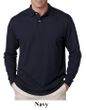 Jerzees 437ML Men's Long Sleeve Polo Shirt