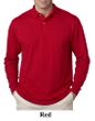 Jerzees 437ML Men's Long Sleeve Polo Shirt