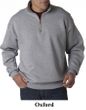 Jerzees 4528 Super Sweats Quarter Zip Cadet Collar Sweatshirt