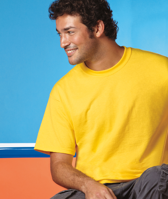Jerzees Big & Tall Pocket T-Shirt - 50/50 Cotton Polyester Blend, Left Chest Pocket