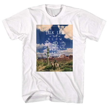 John Wayne Shirt Talk Low White T-Shirt