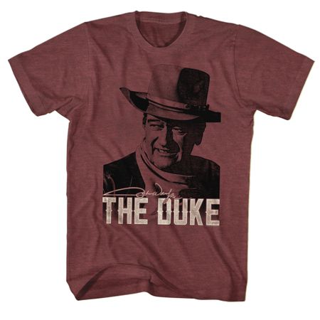 John Wayne Shirt The Duke Maroon T-Shirt