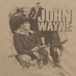 John Wayne With His Horse Shirts