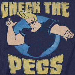 Johnny Bravo Check The Pects Shirts