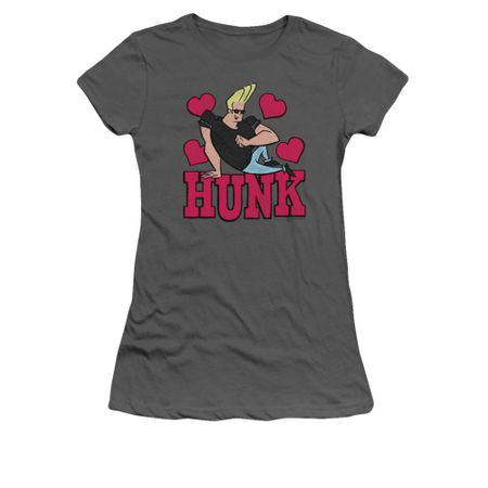 Johnny Bravo Shirt Juniors Hunk White Tee T-Shirt