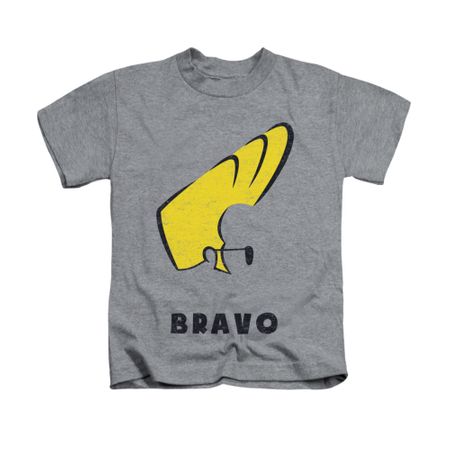 Johnny Bravo Shirt Kids Johnny Hair Athletic Heather Youth Tee T-Shirt