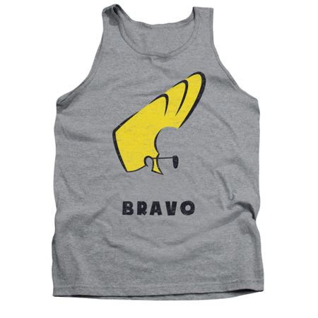 Johnny Bravo Tank Top Johnny Hair Athletic Heather Tanktop