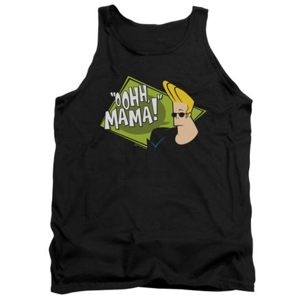 Johnny Bravo Tank Top Oohh Mama Black Tanktop