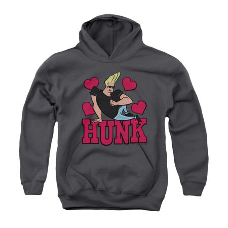 Johnny Bravo Youth Hoodie Imaginary White Kids Hoody