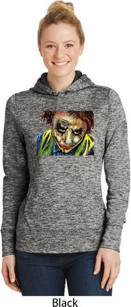 Joker Face Ladies Moisture Wicking Hoodie
