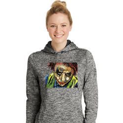 Joker Face Ladies Moisture Wicking Hoodie