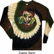Joker Face Long Sleeve Tie Dye Shirt