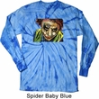 Joker Face Long Sleeve Tie Dye Shirt