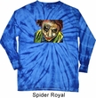 Joker Face Long Sleeve Tie Dye Shirt