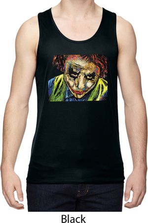 Joker Face Mens Moisture Wicking Tanktop