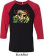 Joker Face Mens Raglan Shirt