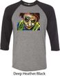 Joker Face Mens Raglan Shirt