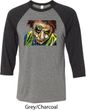 Joker Face Mens Raglan Shirt