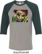Joker Face Mens Raglan Shirt