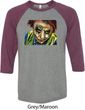 Joker Face Mens Raglan Shirt