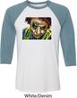 Joker Face Mens Raglan Shirt
