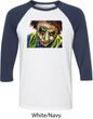 Joker Face Mens Raglan Shirt