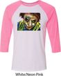 Joker Face Mens Raglan Shirt