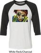 Joker Face Mens Raglan Shirt