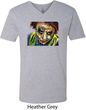 Joker Face Mens V-Neck Shirt