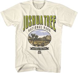Joshua Tree National Park EST 1936 Adult T-shirt - Off-White Joshua Tree National Park EST 1936 Adult T-shirt - Off-White