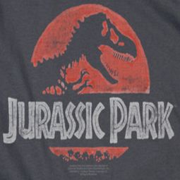 Jurassic Park Faded Logo Shirts