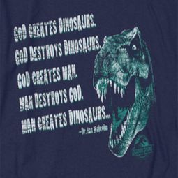 Jurassic Park God Creates Dinosaurs Shirts