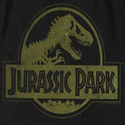 Jurassic Park Movie Distressed Logo Shirts